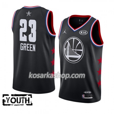 Dres Golden State Warriors Draymond Green 23 2019 All-Star Jordan Brand Crna Swingman - Dječji